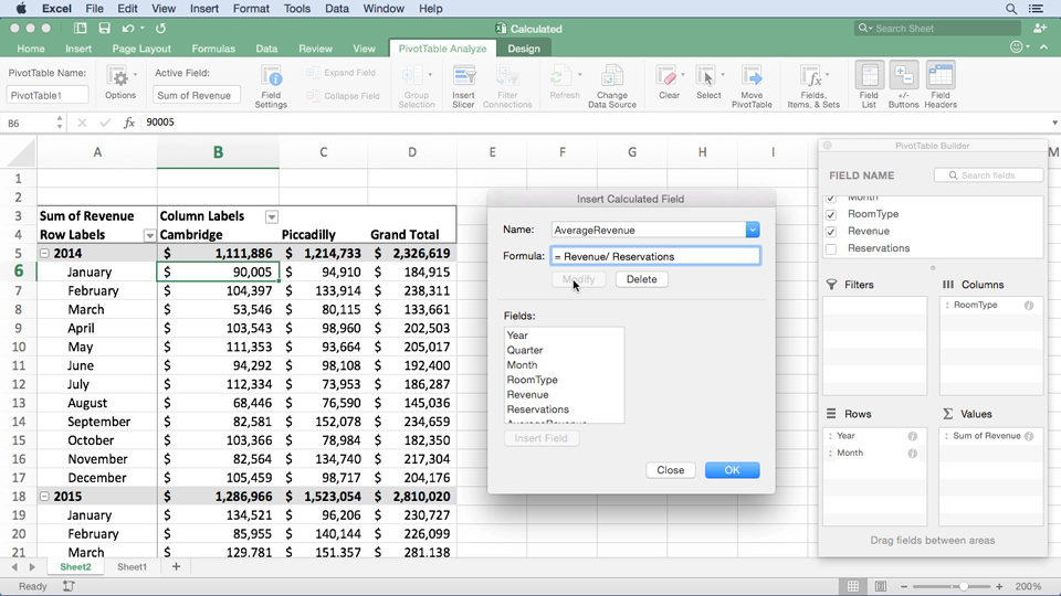 does microsoft excel for mac have the analysis toolpak